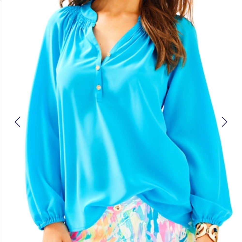 Lilly Pulitzer silk top